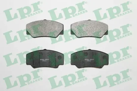 Комплект тормозных колодок, дисковый тормоз LPR 05P277