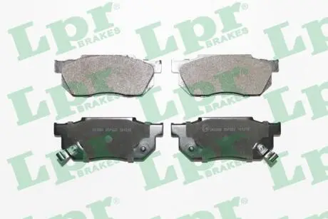 Комплект тормозных колодок, дисковый тормоз LPR 05P322