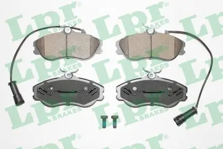 Комплект тормозных колодок, дисковый тормоз LPR 05P326