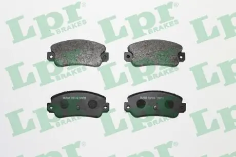 Комплект тормозных колодок, дисковый тормоз LPR 05P410