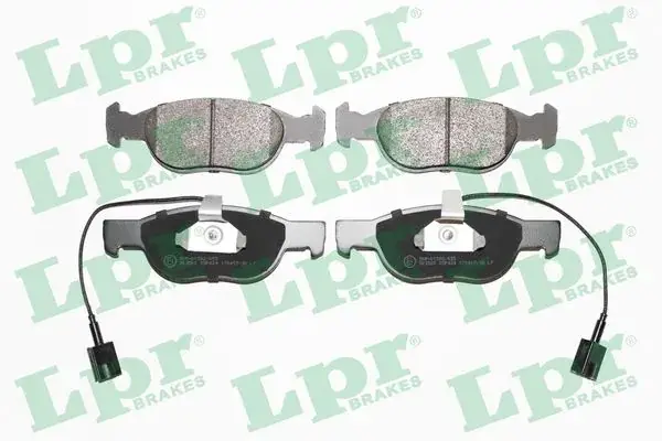 Комплект тормозных колодок, дисковый тормоз LPR 05P424 (фото 1)