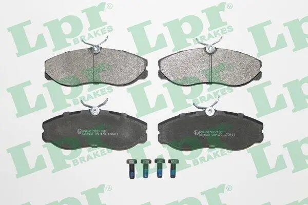 Комплект тормозных колодок, дисковый тормоз LPR 05P470 (фото 1)