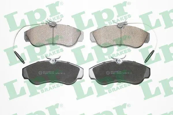 Комплект тормозных колодок, дисковый тормоз LPR 05P494 (фото 1)