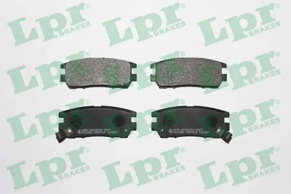 Колодка торм. диск. MITSUBISHI L300, L400 задн. (пр-во) LPR 05P518 (фото 1)