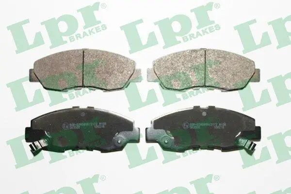Комплект тормозных колодок, дисковый тормоз LPR 05P566 (фото 1)