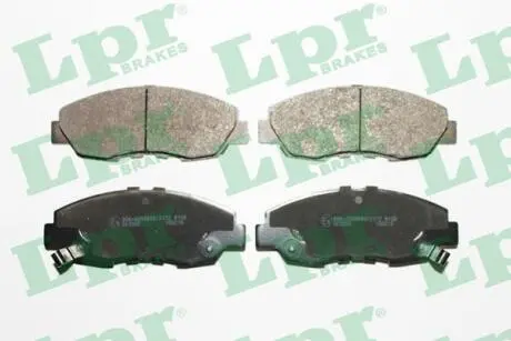 Комплект тормозных колодок, дисковый тормоз LPR 05P566