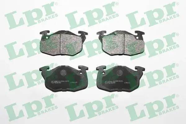 Комплект тормозных колодок, дисковый тормоз LPR 05P642 (фото 1)