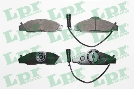 Комплект тормозных колодок, дисковый тормоз LPR 05P721