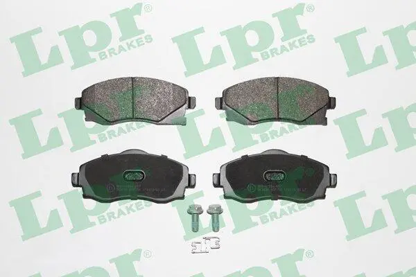 Комплект тормозных колодок, дисковый тормоз LPR 05P758 (фото 1)