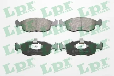 Комплект тормозных колодок, дисковый тормоз LPR 05P785