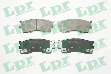 Комплект тормозных колодок, дисковый тормоз LPR 05P809