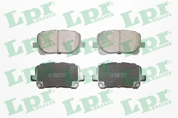 Комплект тормозных колодок, дисковый тормоз LPR 05P904 (фото 1)