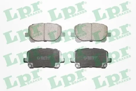 Комплект тормозных колодок, дисковый тормоз LPR 05P904