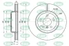 Диск тормозной передний (кратно 2) BMW 5 (F10) (D=348mm) LPR B2070V (фото 1)