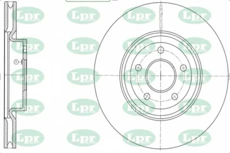 - Гальмівний диск LPR F1076V