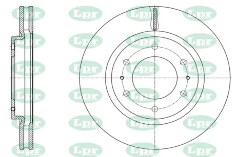 - Гальмівний диск LPR M1042V
