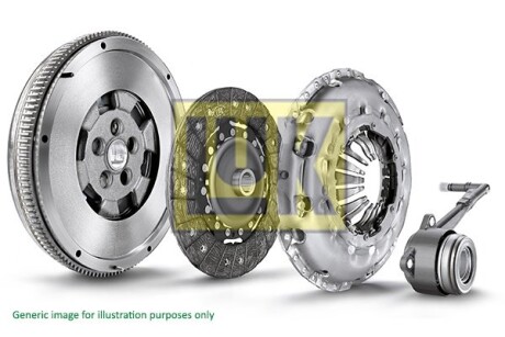 Демпфер + комплект зчеплення Ford Focus 2.0 TDCi 03-12 LuK 600 0053 00