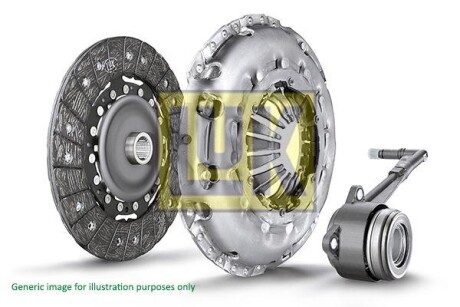 Комплект зчеплення Opel Astra H 1.6 04-10 (d=210mm) (+вижимний) LuK 621 3030 33