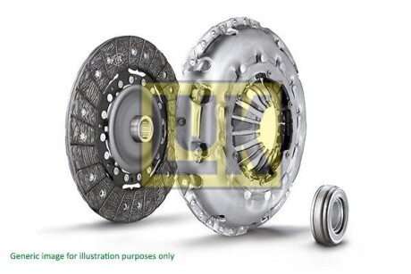 Комплект зчеплення Hyundai Terracan 2.9CRDi/4WD, 11/01-12.03, J3(CRDi), 110/120kw LuK 624 3190 00