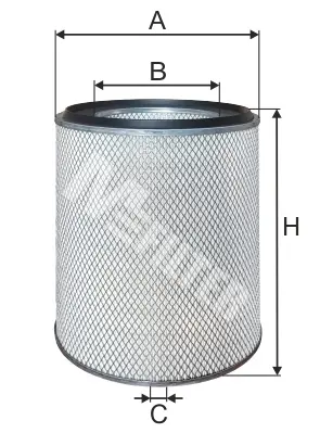 Фільтр повітряний M-Filter M-FILTER A523 (фото 1)