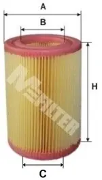 Фільтр повітряний Smart Cabrio/Fortwo 00-07 M-FILTER A 8025 (фото 1)