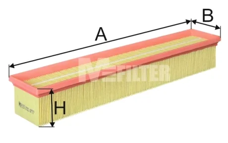 Фільтр повітряний C200/230 Kompressor W203 M111 00>02 M-FILTER K 7022