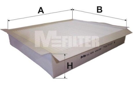 Фільтр салону MB W163 98- M-FILTER K 9105