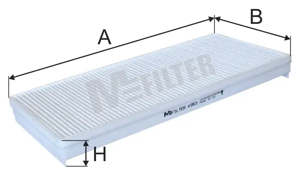 Фільтр повітряний M-Filter M-FILTER K953 (фото 1)