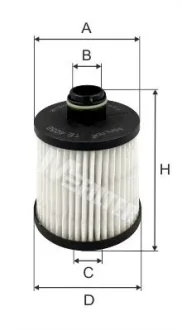 Фільтр масляний Opel Astra J/Insignia 2.0CDTi 10- M-FILTER TE 4050