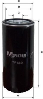 Фільтр масляний M-FILTER TF660