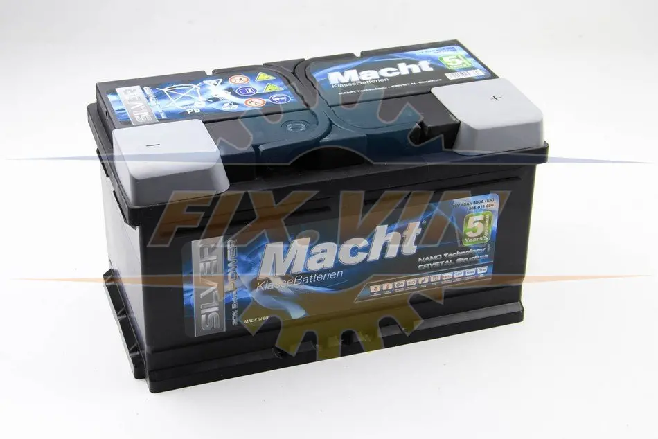 Акумулятор Macht Silver Power 85Ah/800A 310x175x175 MACHT 25876 (фото 1)