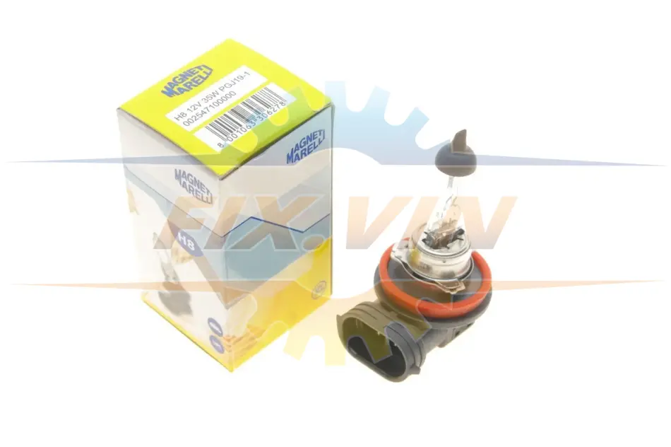 Лампа розжарювання H8 12V 35W PGJ19-1 (вир-во Magneti Marelli) MAGNETI MARELLI 002547100000 (фото 1)