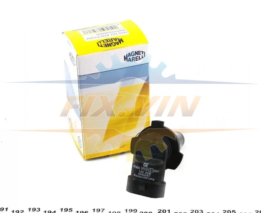 Лампа фарна H10 42W 12V PY20D (вир-во Magneti Marelli кор.код. H10 12V 55W) MAGNETI MARELLI 002550100000 (фото 1)