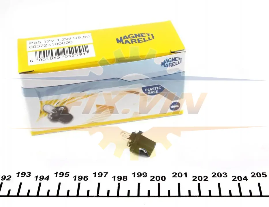 Лампа розжарювання PB5 12V 1.2W B8.5D (вир-во Magneti Marelli) MAGNETI MARELLI 003723100000 (фото 1)