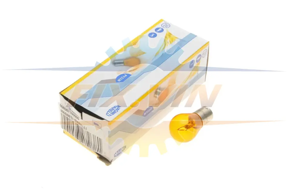 Лампа розжарювання PY21W 12V 21W BAU15s (вир-во Magneti Marelli) MAGNETI MARELLI 008507100000 (фото 1)