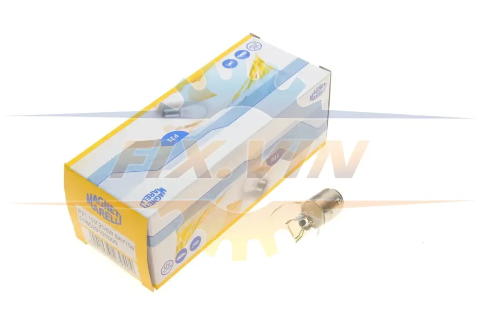 Лампа розжарювання P21/5W 12V BAY15d (вир-во Magneti Marelli) MAGNETI MARELLI 008528100000 (фото 1)