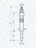 Свічка розжарювання HONDA, ROVER [] MAGNETI MARELLI 062503901304 (фото 1)
