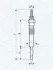 Свічка розжарювання UC51A TOYOTA LAND CRUISER 3.0 D 93-09 (вир-во) MAGNETI MARELLI 062900068304 (фото 1)