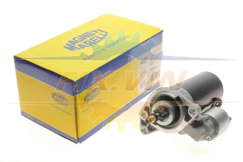 Стартер VW T4 2.4 D/2.5 TDI/2.8 VR6 95-03 (1.7kw) (z=9) MAGNETI MARELLI 063720295010 (фото 1)