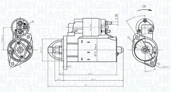 Автодеталь MAGNETI MARELLI 063721172010 (фото 1)