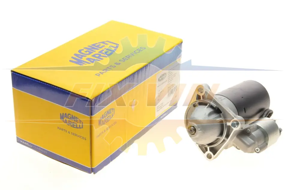 Стартер Fiat Doblo 1,9 D 01- (1.8kw) (z=9) MAGNETI MARELLI 063721432110 (фото 1)