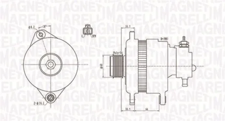 Генератор MAGNETI MARELLI 063731900010