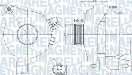 Автозапчасть MAGNETI MARELLI 063732001010