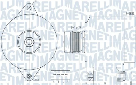Автодеталь MAGNETI MARELLI 063732013010