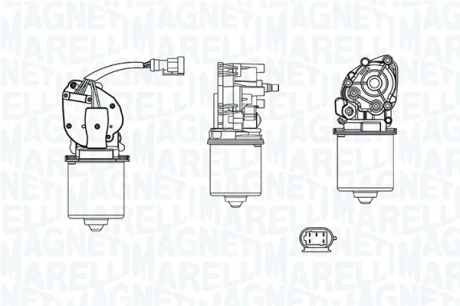 RENAULT Двигун склоочисника MASTER II 01- MAGNETI MARELLI 064379700010