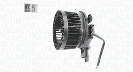 Вентилятор салону CITROEN BERLINGO, ZX PEUGEOT 306, PARTNER, PARTNER ORIGIN 1.1-Electric 03.91-12.15 MAGNETI MARELLI 069412390010