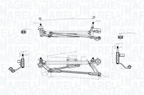 Magneti Marelli Тяги склоочисника MAGNETI MARELLI 085570702010 (фото 1)