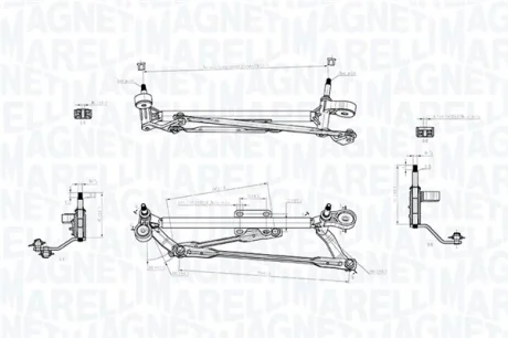 Magneti Marelli Тяги склоочисника MAGNETI MARELLI 085570702010