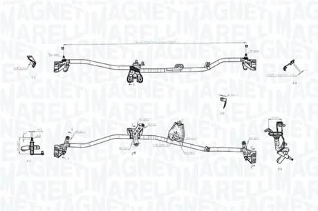 Magneti Marelli Тяги склоочисника MAGNETI MARELLI 085570704010