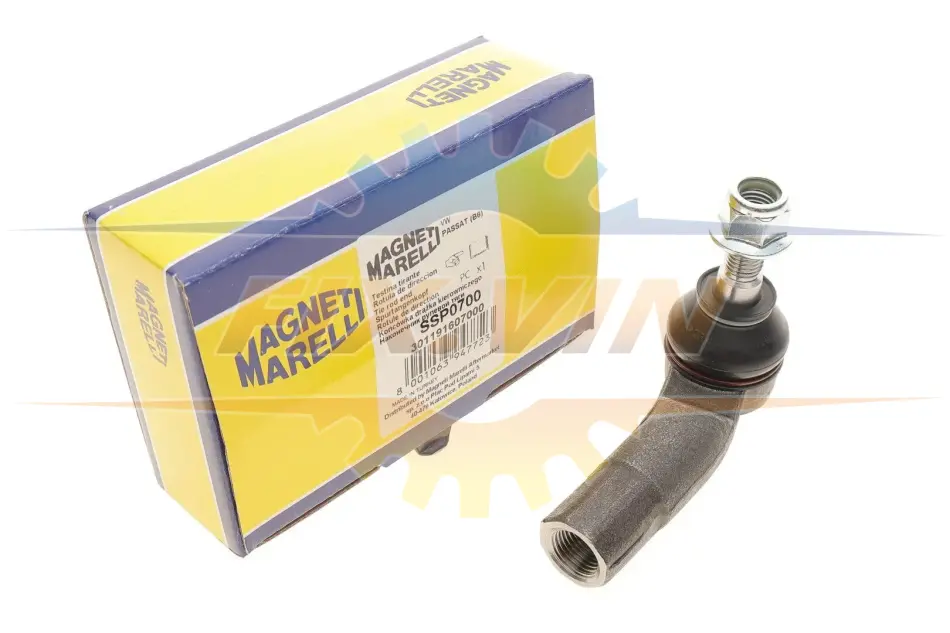 Наконечник тяги рульової (R) Skoda Octavia II 04-13/SuperB/Yeti 09-17/VW Caddy III/Passat/Touran 04- MAGNETI MARELLI 301191607000 (фото 1)